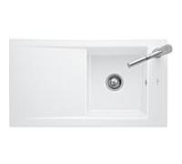 Villeroy und Boch Timeline 50 Évier plat à chasse d'eau 33070FKG Spülbecken , blanc neige