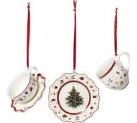 VILLEROY & BOCH Décoration de Noël Toy's Delight - Ensemble de vaisselle ornementale 3 pièces multicolore