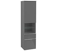 Villeroy und Boch Venticello A95211FP 40,4 x 154,6 x 37,2 cm, droite, poignée chromée, Glossy Grey