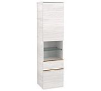 Villeroy und Boch Venticello A95215E8 40,4 x 154,6 x 37,2 cm, droite, poignée en cuivre, White Wood