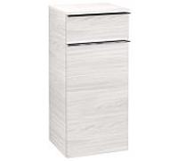 Villeroy und Boch Venticello A95011E8 40,4 x 86,6 x 37,2 cm, butée à droite, poignée chromée, White Wood