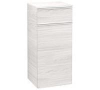 Villeroy und Boch Venticello armoire latérale A95012E8 40,4 x 86,6 x 37,2 cm, butée à droite, poignée blanche, White Wood