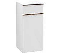 Villeroy und Boch Venticello A95015DH 40,4 x 86,6 x 37,2 cm, butée à droite, poignée cuivre, Glossy White