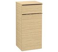 Villeroy et Boch Venticello meuble d'appoint A95015VJ 40,4 x 86,6 x 37,2 cm, butée à droite, poignée cuivre, chêne nordique