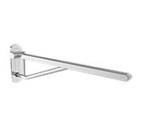 Villeroy und Boch Poignée pliante Vicare Desing 92174361 85 cm, acier inoxydable chromé, avec support en acier inoxydable