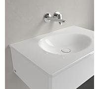 Villeroy und Boch Antao meuble lavabo 4A7583R1 80x50cm, carré, sans trop-plein, blanc C-plus