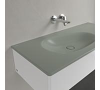 Villeroy und Boch Antao meuble lavabo 4A77L3R8 120x50cm, carré, sans trop-plein, vert matin C-plus