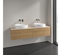 Villeroy & Boch V&B Meuble sous-lavabo avec structure de façade Antao 160x36x50cm, couleur WBP botti, chêne miel Quantité:1