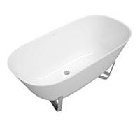 Villeroy und Boch Antheus bain Q155ANH7F4BCV01 155x75cm, autoportant, tablier Color on Demand, blanc