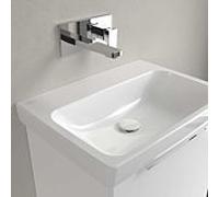 Villeroy und Boch Architectura Lavabo 4A876FT2 600 x 445 x 165 mm, Blanc Alpin AntiBac CeramicPlus, sans trop-plein, dessous rectifié
