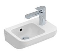 Villeroy und Boch Architectura lave-mains 437336R1 360 x 260 x 140 mm, Blanc Alpin CeramicPlus, avec trop-plein
