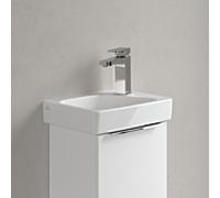 Villeroy und Boch Architectura lave-mains 438637R1 36x26cm, vasque à gauche, trou pour robinetterie 2000 , sans trop-plein, blanc C-plus