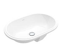 Villeroy et Boch Architectura MetalRim évier encastré 5A7661R1 57x37,5cm, ovale, sans trop-plein, blanc C-plus