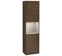 Villeroy und Boch armoire Finion F470HHGN 41.8x151.6x27cm, droite, étagère Sand Matt Lacquer , placage Sand Matt Lacquer