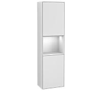 Villeroy und Boch armoire Finion F470MTMT 41.8x151.6x27cm, droite, étagère laqué blanc mat, laqué blanc mat