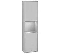 Villeroy und Boch armoire Finion G470GJGJ 41.8x151.6cm, droite, Emotion, étagère Grey Matt Lacquer, Gris clair mat