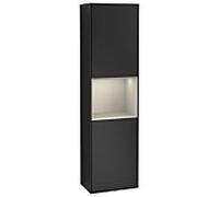 Villeroy und Boch armoire Finion G470HHPD 41.8x151.6cm, droite, émotion, étagère Sand Matt Lacquer , laqué noir mat