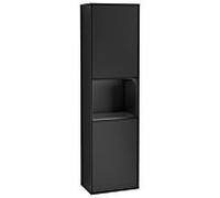 Villeroy und Boch armoire Finion G470PDPD 41.8x151.6cm, droite, émotion, étagère laqué noir mat, laqué noir mat