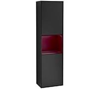 Villeroy und Boch armoire Finion Villeroy und Boch G460HBPD 41.8x151.6cm, gauche, émotion, étagère laqué Peony Matt laqué noir mat