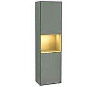 Villeroy und Boch armoire Finion Villeroy und Boch G470HFGM 41.8x151.6cm, droite, émotion, étagère Olive Matt Lacquer or mat, Olive Matt Lacquer