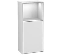 Villeroy und Boch armoire latérale Finion G510MTMT 41.8x93.6cm, droite, émotion, étagère au-dessus de White Matt , laqué blanc mat