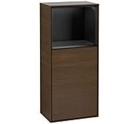 Villeroy und Boch Armoire latérale Finion G510PDGN 41.8x93.6cm, droite, émotion, plateau noir mat, placage noyer