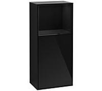 Villeroy und Boch Armoire latérale Finion G510PHPH 41.8x93.6cm, droite, Emotion, étagère au-dessus de Glossy Black, Glossy Black Lacquer