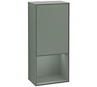 Villeroy und Boch Armoire latérale Finion G540GMGM 41,8 cm, gauche, émotion, étagère sous olive mat, Olive Matt Lacquer