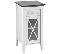 Villeroy und Boch armoire latérale Hommage 89642101 44,2 x 85 x 43,2 cm, droite, face avant White Matt Lacquer , poignées blanc