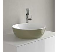 Villeroy und Boch Artis Vasque à poser 417943BCS8 430 x 430 x 130 mm, sans trop-plein, vert sauge