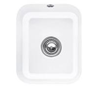 Villeroy und Boch avec garniture de vidage sous plan 670401KG avec garniture de vidage , fonctionnement manuel, avec garniture de vidage montage, Blanche-Neige