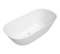 Villeroy und Boch Baignoire Q155ANH7F2BCV01 155x75cm, pose libre, tablier Color on Demand, blanc