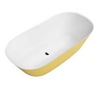 Villeroy und Boch Baignoire Q155ANH7F2BCVRW 155 x 75 cm, à poser, tablier Color on Demand, blanc pierre