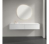 Villeroy und Boch Buffet Antao K42100MT 160x26,8x50cm, plan vasque laqué couleur, laqué blanc mat