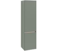 Villeroy und Boch Collaro armoire haute C03300AF 40,4x153,8x34,9cm, charnière à gauche, vert tendre