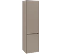 Villeroy et Boch Collaro armoire haute C03300VM 40,4x153,8x34,9cm, charnière à gauche, taupe