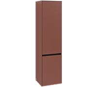 Villeroy und Boch Collaro armoire haute C03301AH 40,4x153,8x34,9cm, butée à droite, bordeaux