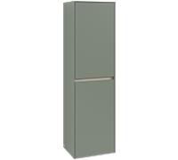 Villeroy und Boch Collaro armoire haute C03401AF 45,4x153,8x34,9cm, butée à droite, vert tendre