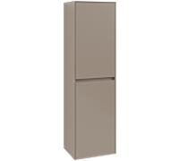 Villeroy und Boch Collaro armoire haute C03401VM 45,4x153,8x34,9cm, butée à droite, taupe