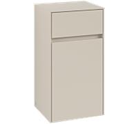 Villeroy und Boch Collaro armoire latérale C03200VN 40,4x74,8x34,9cm, charnière à gauche, gris cachemire