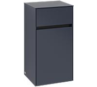 Villeroy und Boch Collaro armoire latérale C03200VQ 40,4x74,8x34,9cm, charnière à gauche, bleu marine