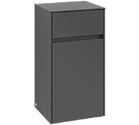 Villeroy und Boch Collaro armoire latérale C03200VR 40,4x74,8x34,9cm, butée à gauche, graphite