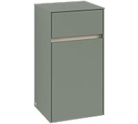 Villeroy und Boch Collaro armoire latérale C03201AF 40,4x74,8x34,9cm, butée à droite, vert tendre