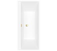 Baignoire Rectangulaire Villeroy et Boch Collaro 1700x750x470mm Stone White/Gold
