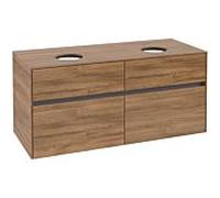 Villeroy und Boch Collaro C04400RH 120x54.8x50cm, pour 2 Waschtische , chêne Kansas