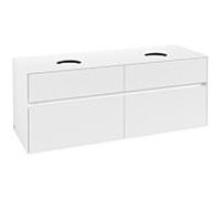 Villeroy und Boch Collaro C04800MS 140 x 54,8 x 50 cm, pour 2 Waschtische , White Matt