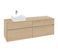 Villeroy und Boch Collaro C05000VJ 160 x 54,8 x 50 cm, Nordic Oak
