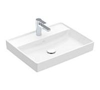 Villeroy und Boch Collaro Lavabo 4A3361R1 600 x 470 x 160 mm, CeramicPlus blanc alpin, sans trop-plein