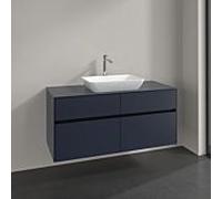 Villeroy und Boch Collaro meuble sous-vasque C11200VQ 120x54,8x50cm, meuble sous-vasque centré, bleu marine