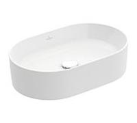 Villeroy und Boch Collaro Vasque à poser 4A195601 560 x 360 x 145 mm, Blanc Alpin, sans trop-plein